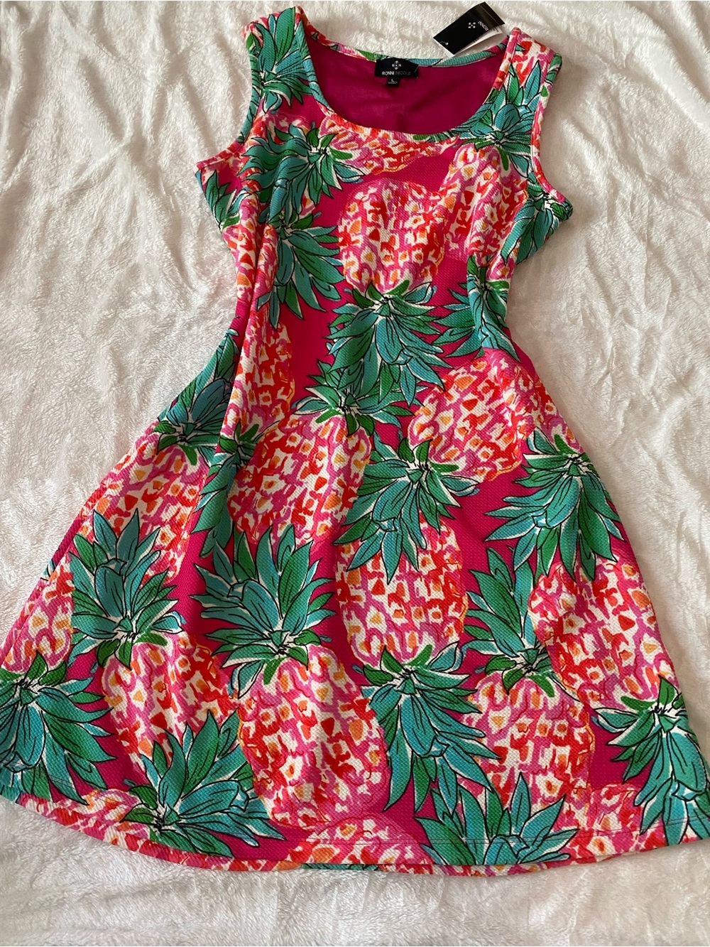 Ronni Nicole Tropical Vacation Boho Woman’s Dress Size Large